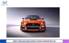 RENT FORD MUSTANG SHELBY GT500 CONVERTIBLE V8