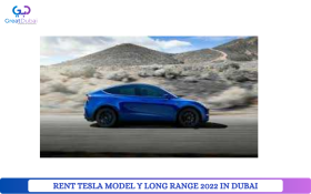 RENT TESLA MODEL Y LONG RANGE 2022 IN DUBAI