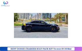 RENT DODGE CHARGER SCAT PACK KIT V8 2019 IN DUBAI