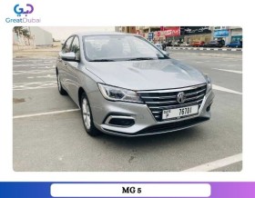 RENT MG 5 2022 IN DUBAI