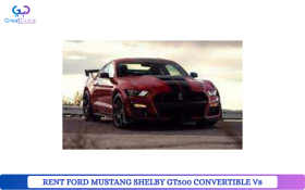 RENT FORD MUSTANG SHELBY GT500 CONVERTIBLE V8 2019