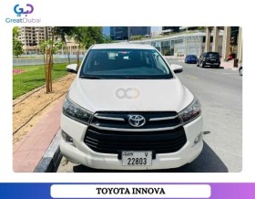 RENT TOYOTA INNOVA 2018 IN DUBAI