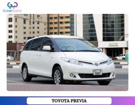 RENT TOYOTA PREVIA 2018 IN DUBAI