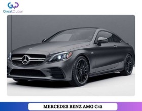 RENT MERCEDES BENZ AMG C43 2020 IN DUBAI