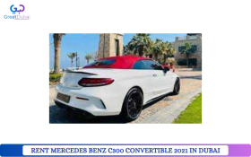 RENT MERCEDES BENZ C300 CONVERTIBLE 2021 IN DUBAI