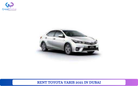 RENT TOYOTA YARIS 2021 IN DUBAI