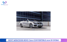 RENT MERCEDES BENZ C300 CONVERTIBLE 2019 IN DUBAI