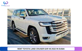 RENT TOYOTA LAND CRUISER GXR V6 2022 IN DUBAI