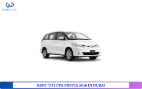 RENT TOYOTA PREVIA 2018 IN DUBAI