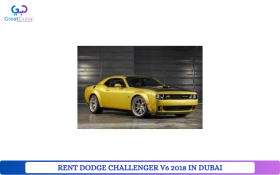 RENT DODGE CHALLENGER V6 2018 IN DUBAI