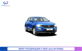 RENT VOLKSWAGEN T-ROC 2021 IN DUBAI