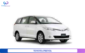 RENT TOYOTA PREVIA 2018 IN DUBAI