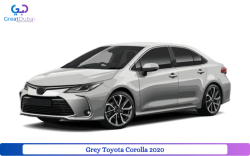 Grey Toyota Corolla 2020 Rent in Dubai with Great Dubai