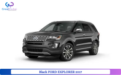 Black FORD EXPLORER 2017 Rent in Dubai with Great Dubai