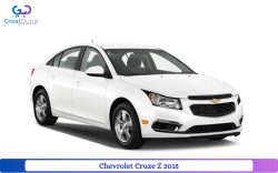 Bright White Chevrolet Cruze 2015 Rent in Dubai with Great Dubai