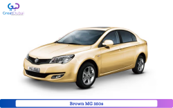 Brown MG 350 S 2016 Rent in Dubai with Great Dubai