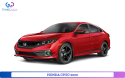 Grey HONDA CIVIC 2020 Rent in Dubai with Great Dubai