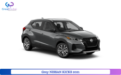 Grey NISSAN KICKS 2021 Rent in Dubai with Great Dubai