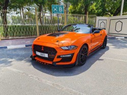 RENT FORD MUSTANG SHELBY GT500 CONVERTIBLE V8 2020 IN DUBAI