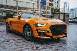 RENT FORD MUSTANG ECOBOOST CONVERTIBLE V4 2019 IN DUBAI