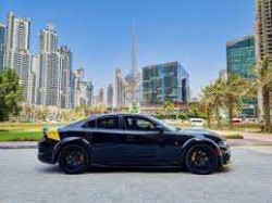 RENT DODGE CHARGER SCAT PACK KIT V8 2019 IN DUBAI