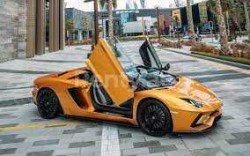 Rent Lamborghini Aventador Roadster 2018 in Dubai