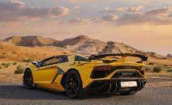 Rent Lamborghini Aventador SVJ Roadster 2022 in Dubai