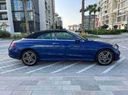 Rent Mercedes-Benz C300 Convertible blue 2020