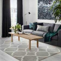 Living Room Carpet - Grey White - Ikea Rug