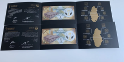 FIFA 2022 Qatar Limited Edition Commemorative Banknotes.