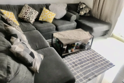 L shape sofa 7 seaters with perfect condition and cheapest price j