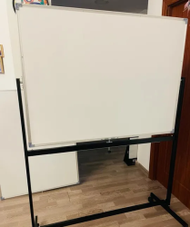 Two-Sided White Board with Stand