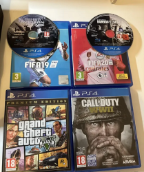 PS4 1TB WITH MONITOR, TWO CONTROLLER,GAMES AND MORE