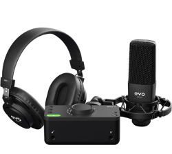 NEW Audient EVO Start Recording Bundle With USB Audio Interface, Headphones, Mic, Shock mount