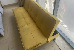 Yellow Sofa bed