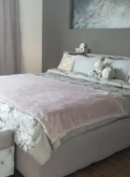 Super king sized bed with mattress