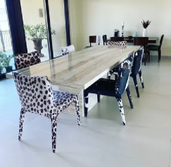 Marble 8-seater Dining table.