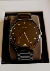 Rado Tru Titanium Black Hi tech 12 dimonds Ceramic watch