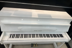 Pearl River EU-110 upright white piano