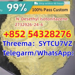 sell CAS 2732926-24-6 N-Desethyl Isotonitazene WhatsApp:+852 54328276