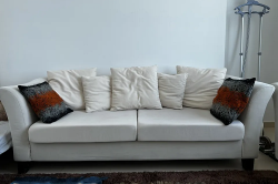 6 seater fabric sofa