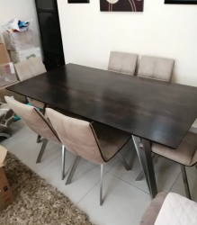 His dining table