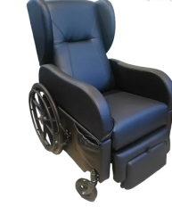 Electric recliner sofa with wheels