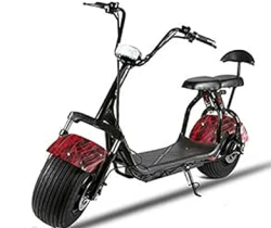 CITY COCO Harly 60 V Electric Scooter Motorcycle with Fat Tyres & Double Seats Grafitti