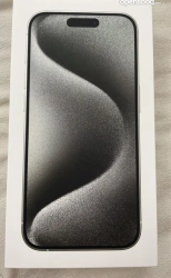 iPhone 15 pro white titanium 256
