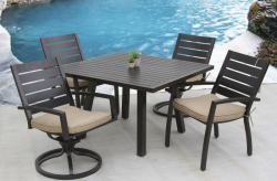 Out door table with chairs going cheap