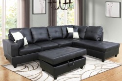 Sofa and chairs leather