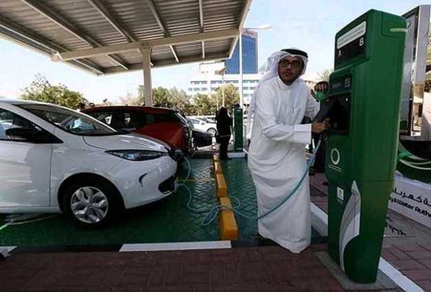 Electric car charging stations in Dubai