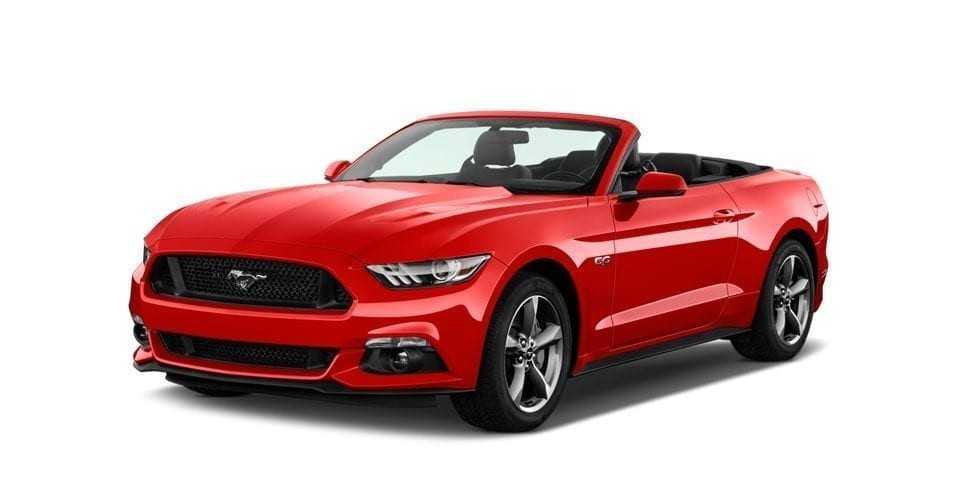 Top Best 4 Ford Mustang Convertible Red Cars for Rent in Palm Jumeirah