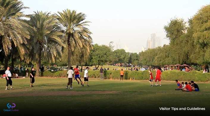 visitor tips and guidlines to safa park